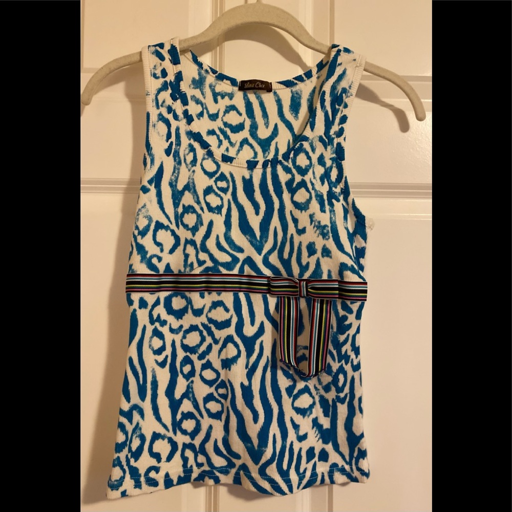 EUC Luna Chix fun colorful tank top.